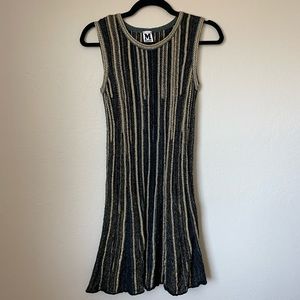 M by Missoni Black and Good Striped Dress